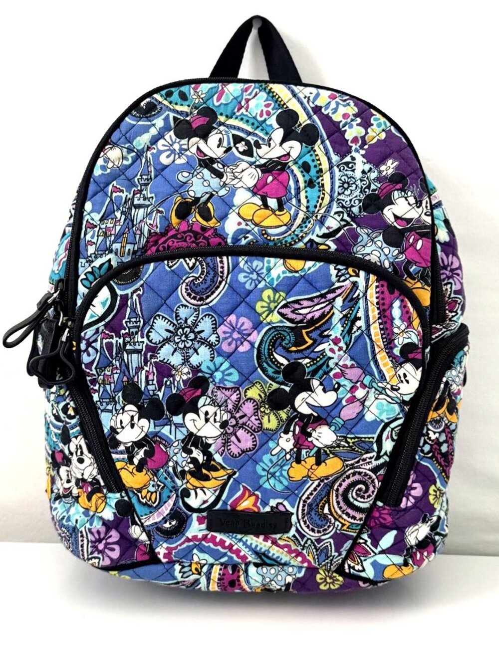 💙 Vera Bradley x Disney Parks Paisley Campus Backpack — Like New! 💙